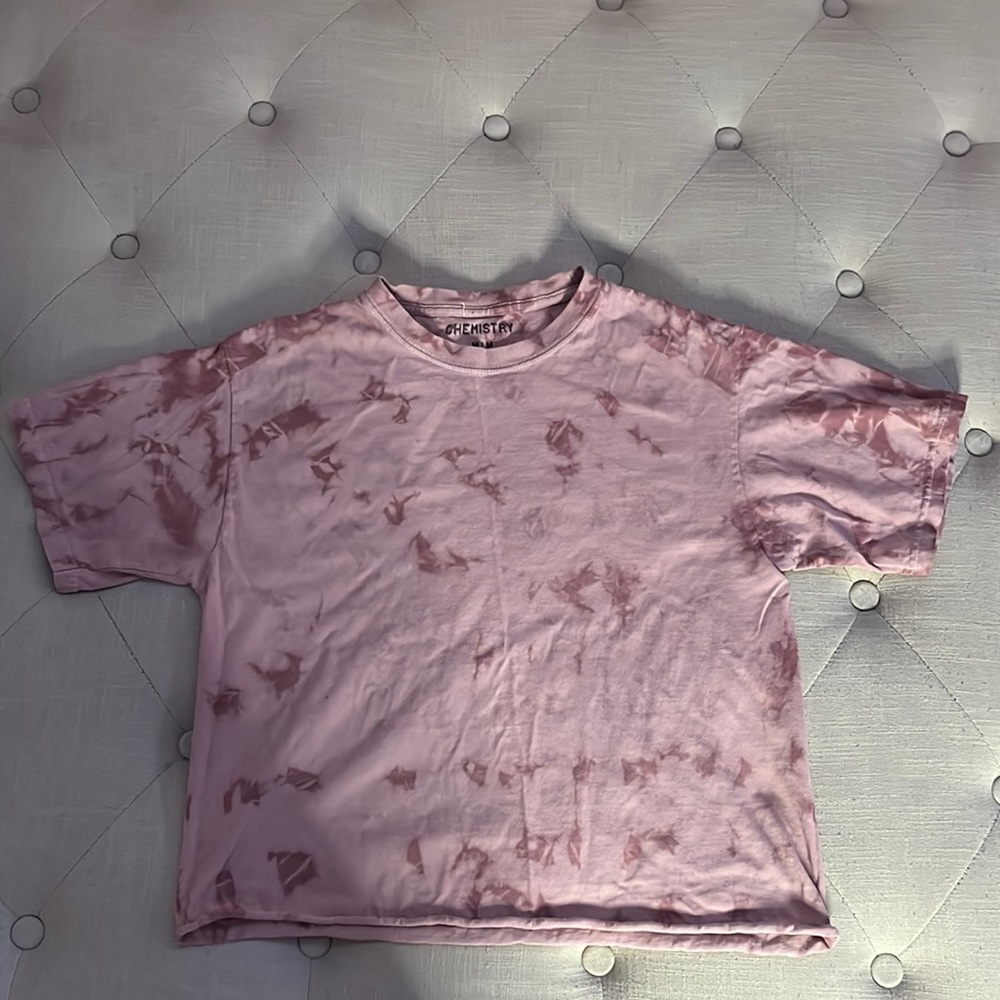 ❤️ Tie Dye Pink Crop Top